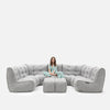 Mod 6 Lounge Max Modulsoffa Keystone Gray Inomhus modulsoffa
