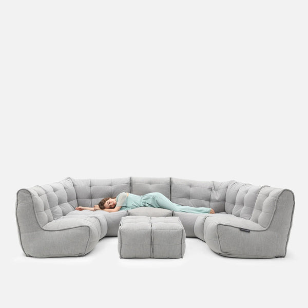 Mod 6 Lounge Max Modulsoffa Keystone Gray Inomhus modulsoffa