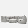 Mod 6 Lounge Max Modulsoffa Keystone Gray Inomhus modulsoffa