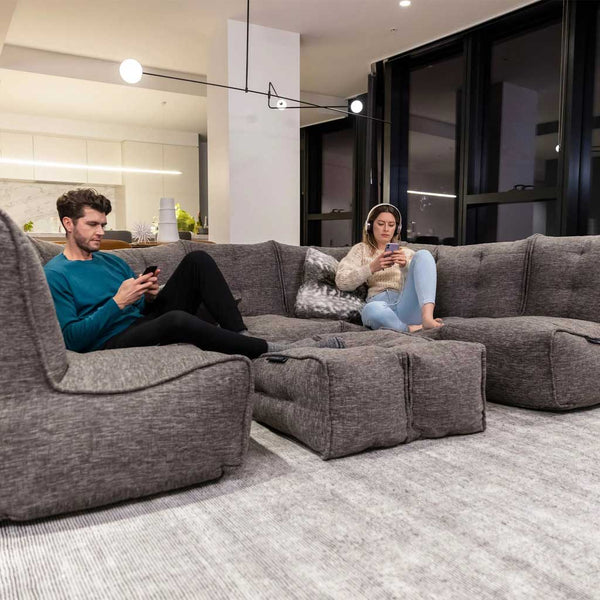 Mod 6 Lounge Max Modulsoffa Luscious Gray Inomhus modulsoffa