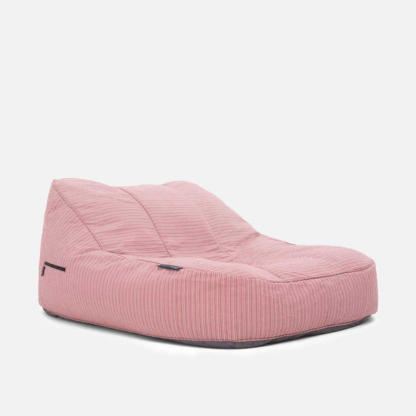 Satellite Twin Sofa Deluxe Raspberry Polo Utendørs saccosekk