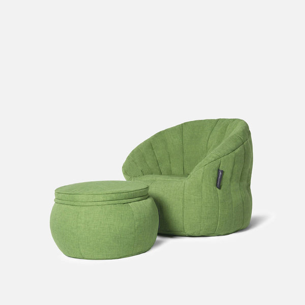 Wing Ottoman Lime Citrus Innedørs saccosekk