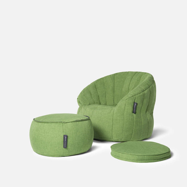 Wing Ottoman Lime Citrus Innedørs saccosekk