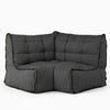 [OUTLET] Link Corner Modulsofa Titanium Weave Utendørs modulsofa
