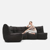 Mod 4 L Sofa Modulsofa Black Sapphire Innedørs modulsofa