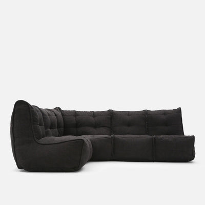 Mod 4 L Soffa Modulsoffa Black Sapphire 