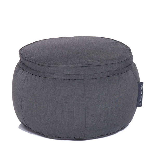 Wing Ottoman Black Rock (Sunbrella)