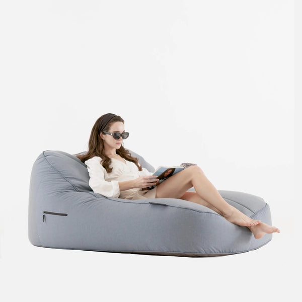 Satellite Twin Sofa Atlantic Denim Utendørs saccosekk