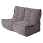 Tvilling soffa modulsofa läckra grå