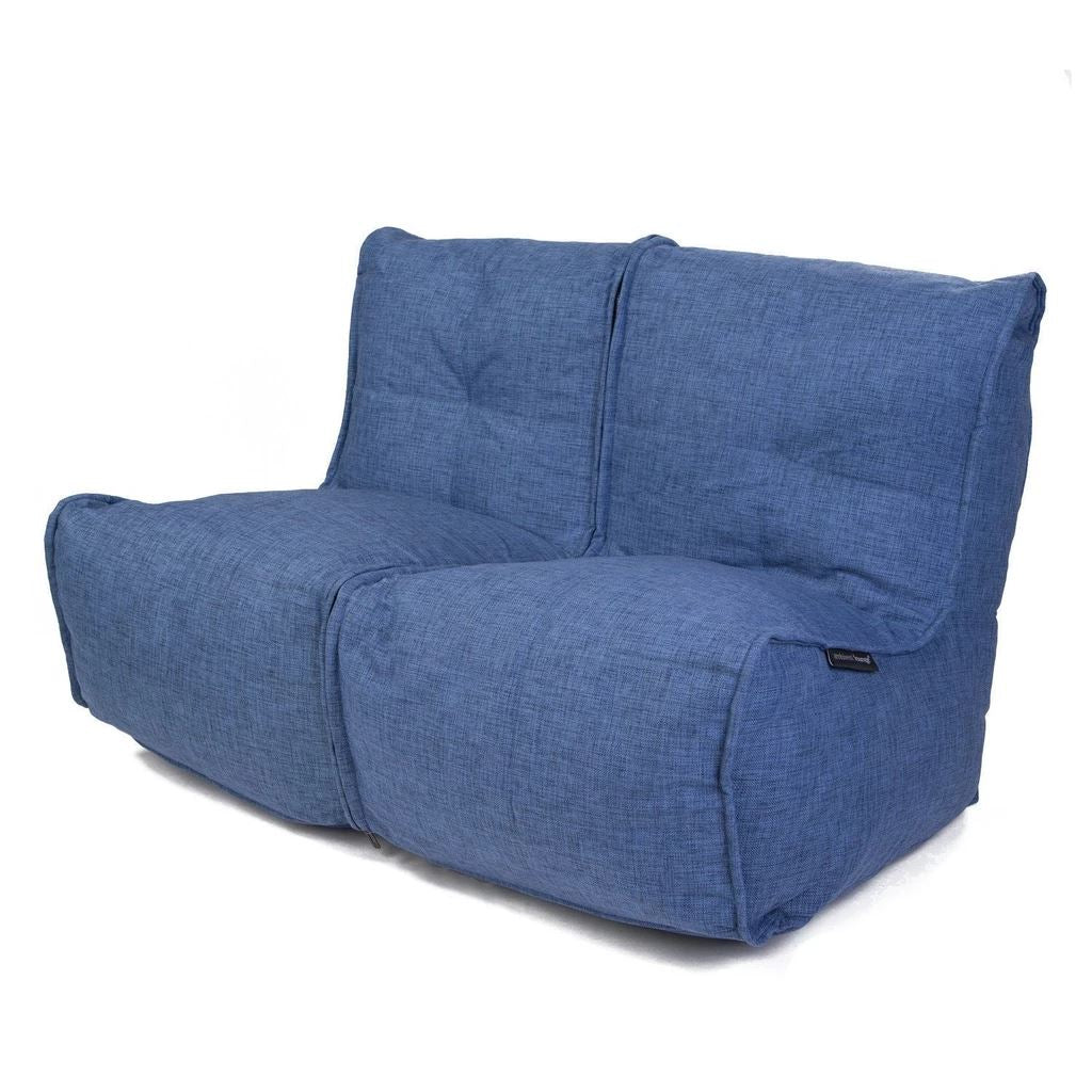 Twin Couch Modulsofa Blue Jazz Sakkosekk Twin Couch 