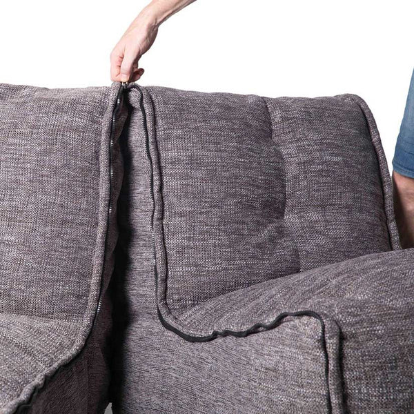 Twin Couch Modulsofa Luscious Gray5