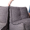 Twin Couch Modulsofa Luscious Gray5