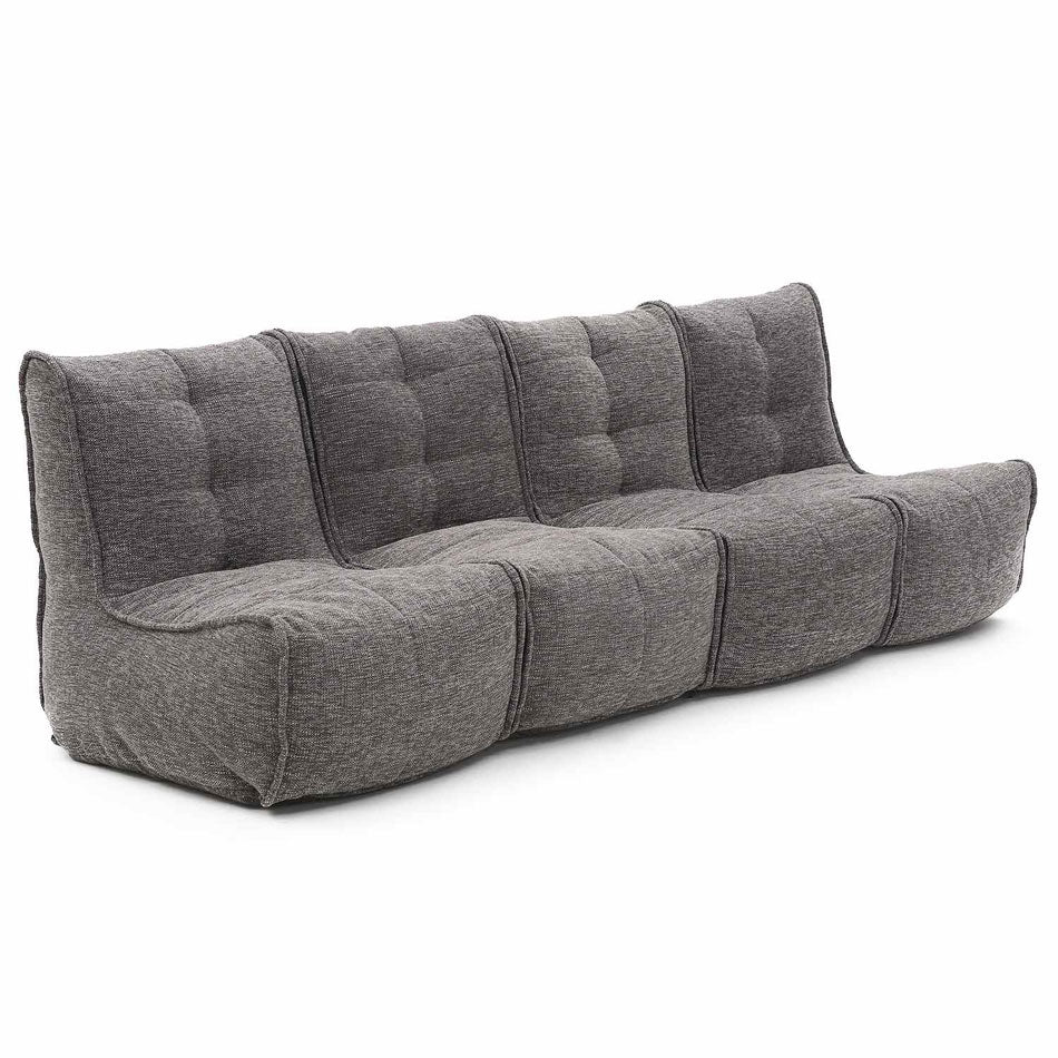 Mod 4 Quad Couch Modulsofa Luscious Gray