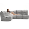 Mod 4 L Sofa Modulsofa Keystone Grey Mod 4 L Sofa 